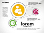 Network Concept with Flat Icons slide 3