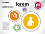 Network Concept with Flat Icons slide 6