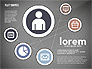 Network Concept with Flat Icons slide 9