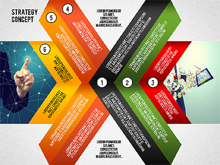 Strategy Concept Presentation Template Presentation Template, Master Slide