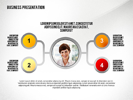 Business Results Presentation Template Presentation Template, Master Slide
