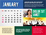 Calendar Presentation Template slide 1