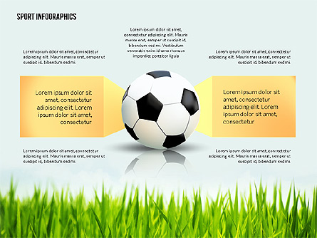 Soccer Staged Options Presentation Template, Master Slide