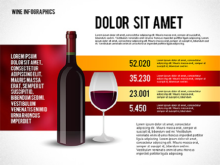 Wine Infographics Presentation Template, Master Slide