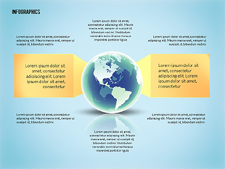 Global Infographics Presentation Template, Master Slide