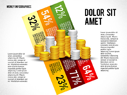 Money Infographics Presentation Template, Master Slide