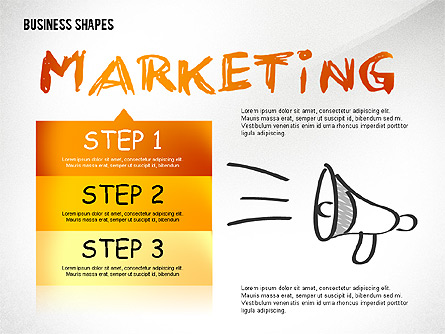 Marketing Steps Strategy Presentation Template Presentation Template, Master Slide