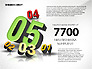Presentation with 3D Numbers slide 6