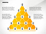 Pyramid Style Network Infographics slide 1