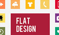 Flat Design Presentation Template with Icons