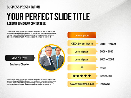 Successful Project Presentation Template Presentation Template, Master Slide