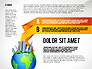 Globe with Business Center Options Toolbox slide 1