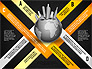 Globe with Business Center Options Toolbox slide 13
