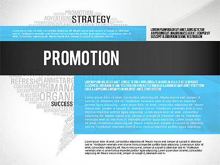 Creative Marketing Promotion Presentation Template Presentation Template, Master Slide