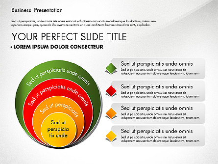 Business Presentation with Charts Presentation Template, Master Slide