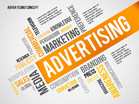 Advertising Presentation Concept Presentation Template, Master Slide