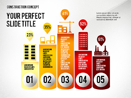 Industry Infographics Presentation Concept Presentation Template, Master Slide