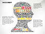 Success Word Cloud Concept Presentation slide 1