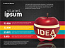 Infographics Stages with Apple slide 11