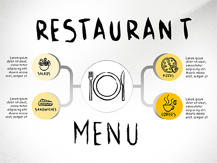 Restaurant Menu Serving Presentation Template Presentation Template, Master Slide