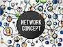 Business Network Concept Presentation Template slide 1