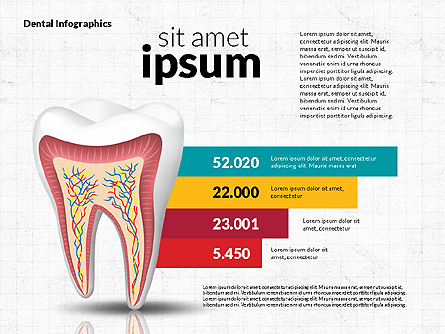 Dental Infographics Presentation Template, Master Slide
