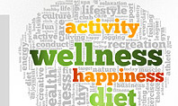 Wellness Word Cloud Presentation Template