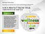 Wellness Word Cloud Presentation Template slide 1