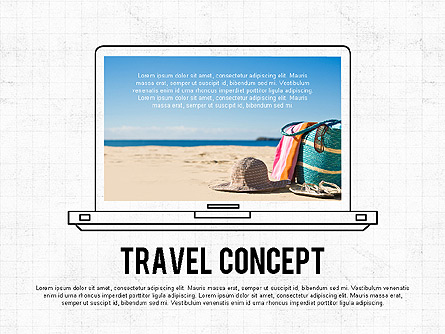 Travel Concept Presentation Template, Master Slide