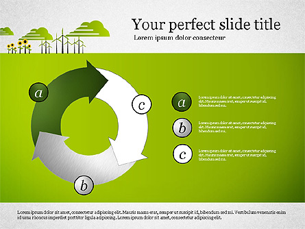 Ecology Presentation with Data Driven Charts Presentation Template, Master Slide