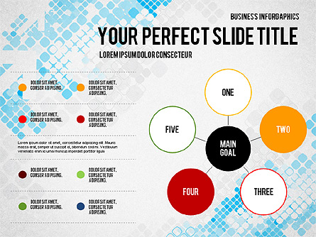 Elegant Business Presentation Template in Flat Design Presentation Template, Master Slide