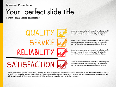 Quality Service Presentation Template Presentation Template, Master Slide