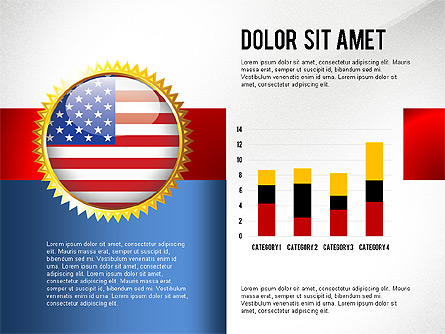 USA Quality Infographic Concept Presentation Template, Master Slide