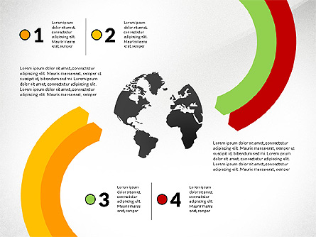 Options Arrows and Stages Presentation Template, Master Slide