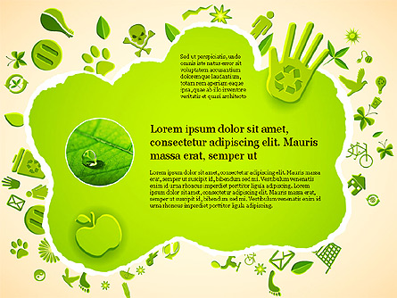 Sustainability Presentation Template Presentation Template, Master Slide