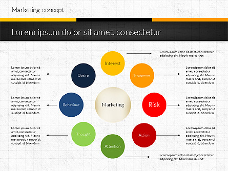 Marketing Presentation Concept Presentation Template, Master Slide