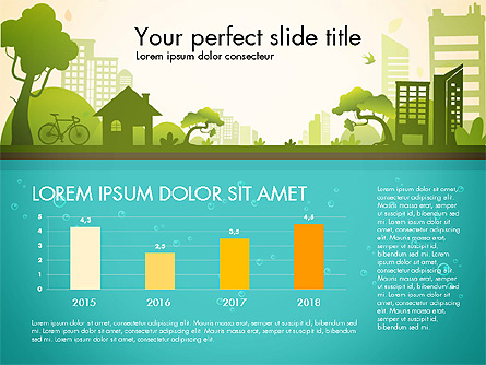 Green City Presentation Template Presentation Template, Master Slide