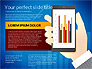 Data Driven Presentation Template with Smartphone slide 2