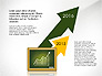 Business Presentation with Chalkboard Chart slide 1