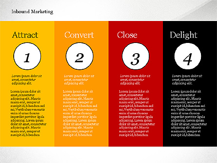 Inbound Marketing Diagram Presentation Template, Master Slide