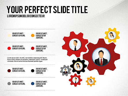 Business Team Presentation Concept Presentation Template, Master Slide