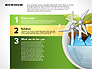 Green Presentation Template with Infographics slide 3