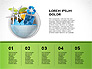 Green Presentation Template with Infographics slide 6