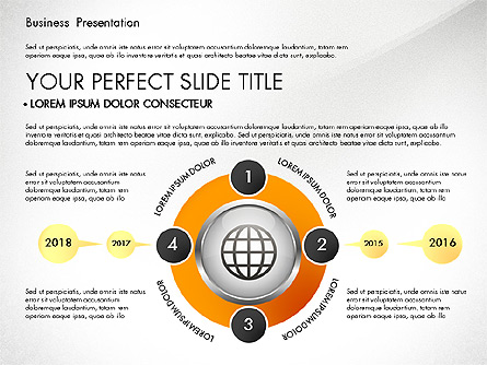 Business Process Presentation Template Presentation Template, Master Slide