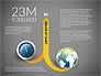 Clock and Globe Infographics Concept slide 13