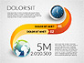 Clock and Globe Infographics Concept slide 3