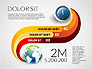 Clock and Globe Infographics Concept slide 4