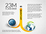 Clock and Globe Infographics Concept slide 5