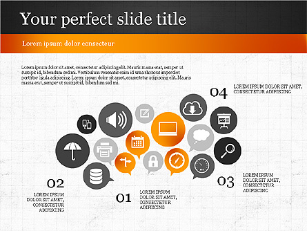 Modern Presentation Concept Presentation Template, Master Slide