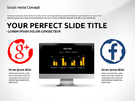 Social Media Presentation Concept Template Presentation Template, Master Slide